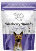 WOOFOOD BLUEBERRY ROUNDS 100GM DOG TREATS