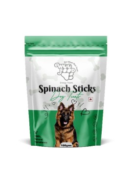 WOO FOOD SPINACH STICKS 100GM