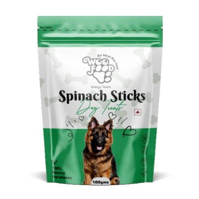 WOO FOOD SPINACH STICKS 100GM