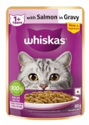 WHISKAS CHIKEN AND SALMON IN GRAVY 80 GM