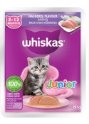 WHI JUNIOR MACKEREL 80GCAT GRAVY