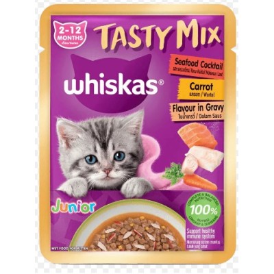 WHISKAS TMX KITTEN SF.CT.CAR 80GM GRVY