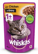 WHISKAS AD CIG 85G CAT GRAVY