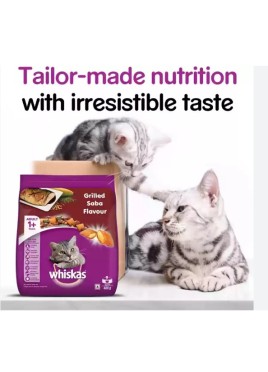 WHISKAS GRILLED SABA 480GM ADULT CAT FOOD