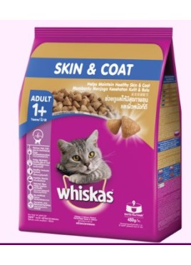 WHIS SKIN AND COAT 450G  CAT FOOD