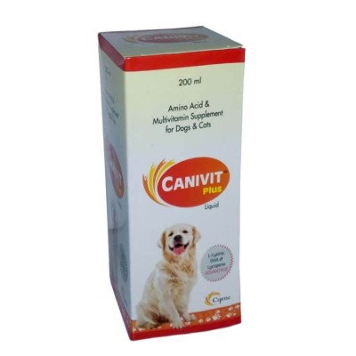 Cqenc Canivit Plus Liquid Multivitamin For Dogs And Cat 200ml