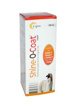 Cqenc Shine O Coat Liquid Nutritional Supplements For Pets 200 Ml
