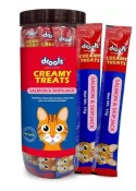 Drools Creamy Lickable Skipjack and Salmon Cat Treat 25PCS