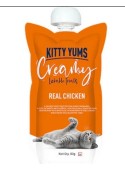 KITTY YUMS LICKABLE REAL CHICKEN 80GM CREAMY CAT TREAT