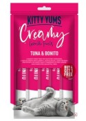 KITTY YUMS TUNA AND BONITO CREAMY 75GM CAT TREATS