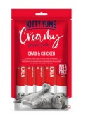 KITTY YUMS CREAMY CRAB AND CHICKEN 5STICK