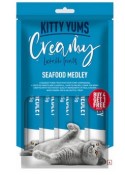 KITTY YUMS SEAFOOD MEDLEY CREAMY 75GM CAT TREAT