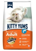 KITTY YUMS ADULT DRY CAT FOOD OCEAN FISH 1.2KG