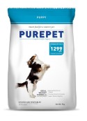 PUREPET PUPPY DRY DOG FOOD,CHICKEN AND VEGETABLE FLAVOR 9KG