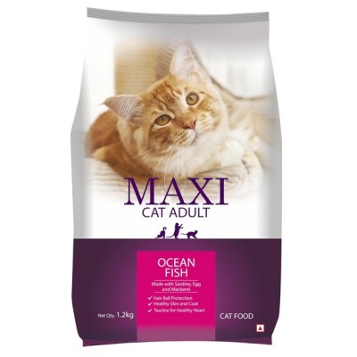 MAXI OCEAN FISH DRY CAT FOOD 1.2KG 