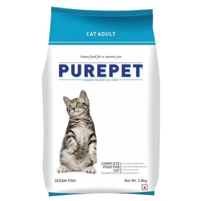 PUREPET ADULT CAT FOOD OCEAN FISH 2.8 KG