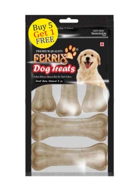 Fekrix Natural Bone Dog Treats Small 5 pc