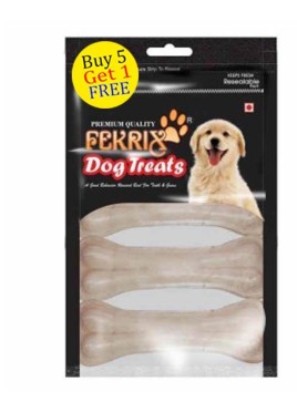 Fekrix White Bone Dog Treats small 4 pc