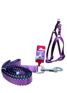 Fekrix 2 Line Leash And Harness 48 inch 16-24 Inch