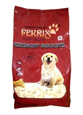 Fekrix Milk Flavour Puppy Biscuits 1kg