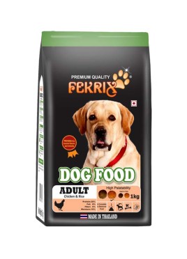 Fekrix Adult Chicken And Rice Dog Food 1 Kg
