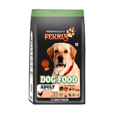 Fekrix Adult Chicken And Rice Dog Food 1 Kg