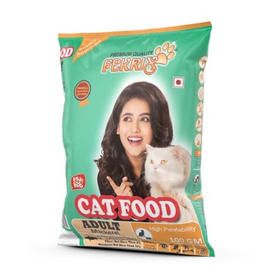 Fekrix Adult Cat Food With Real Mackerel 100 gm