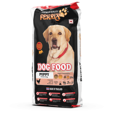 Fekrix Puppy Chicken And Egg Dog Food 15 Kg