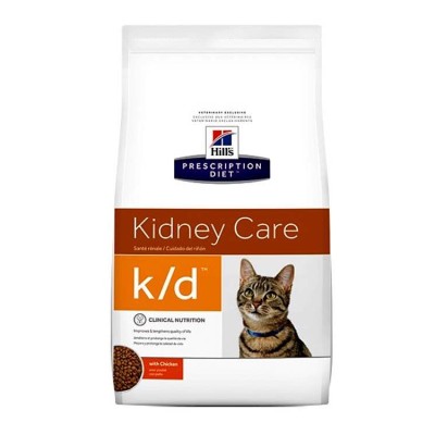 Hill's Prescription Diet Feline K/D Dry Chicken Cat Food 400Gm