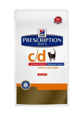 Hills Prescription Diet Feline C/D Dry Cat  Food  1.5kg