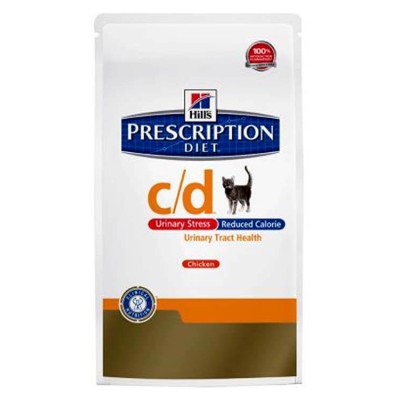 Hills Prescription Diet Feline C/D Dry Cat  Food  1.5kg