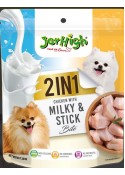 JERHIGH CHICKEN WITH MILKY AND STICK BITE 2 IN 1 DOG