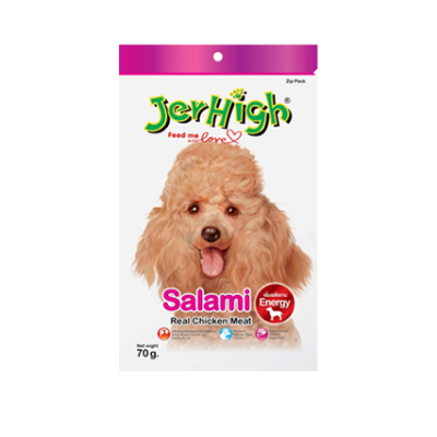 Jerhigh Salami Dog Treat - 70 gm