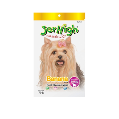 Jerhigh Fruity Banana Stick Dog Treats 70 gm