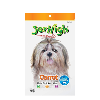 Jerhigh Carrot Stix Dog Treats 70gm