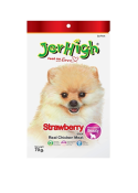 Jerhigh Strawberry Flavoured Sticks Dog Treats 70gm
