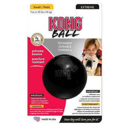 Kong Extreme rubber Ball Dog Toy Small