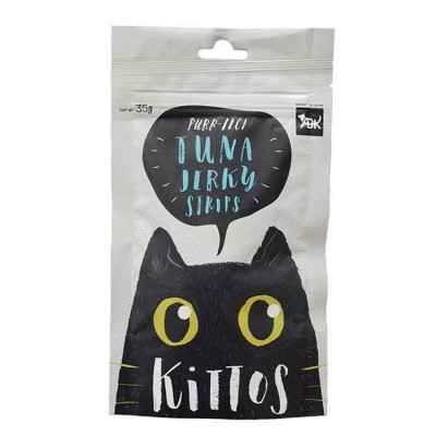 Kittos Tuna Jerky Strips Cat Snacks 35 Gm (Pack of 2)