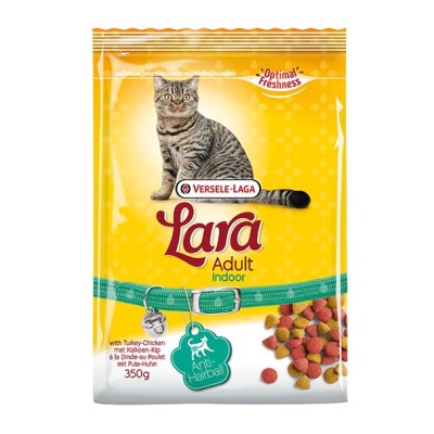 Lara Adult Indoor Anti Hairball Adult Cat Food 2 Kg