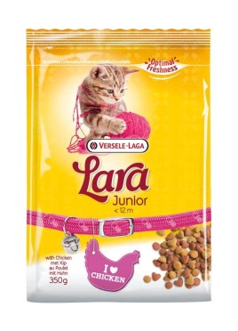 Lara Delicious Chunks With Chicken For Kittens Food 350 Gm