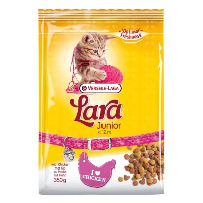 Lara Delicious Chunks With Chicken For Kittens Food 350 Gm