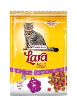 Lara Delicious Chunks With Chicken Sterilized Adult Cat Food 2 Kg