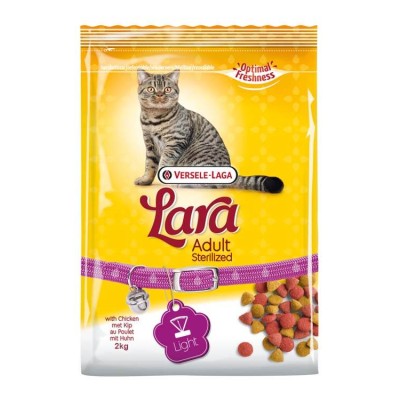 Lara Delicious Chunks With Chicken Sterilized Adult Cat Food 2 Kg