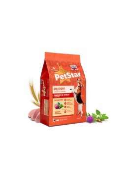 MANKIND PETSTAR CHICKEN AND WHEAT 1KG PUPPY DRY FOOD