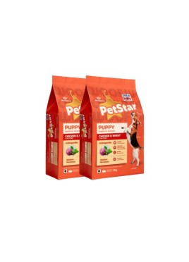 MANKIND PETSTAR CHICKEN AND WHEAT 3KG PUPPY DRY FOOD