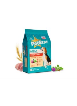 MANKIND PETSTAR CHICKEN AND ADULT 3KG DOG DRY FOOD