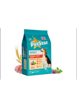 MANKIND PETSTAR CHICKEN AND WHEAT ADULT 10KG DOG DRY FOOD