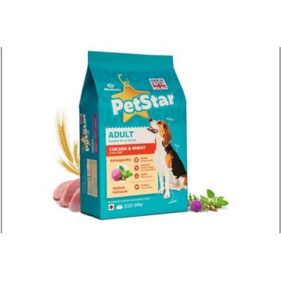 MANKIND PETSTAR CHICKEN AND WHEAT ADULT 10KG DOG DRY FOOD