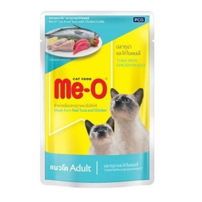 Me-O Tuna With Chicken In Jelly 80g