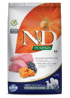 N&D PUMKIN LAMB ADUT MED MAXI 2.5KG